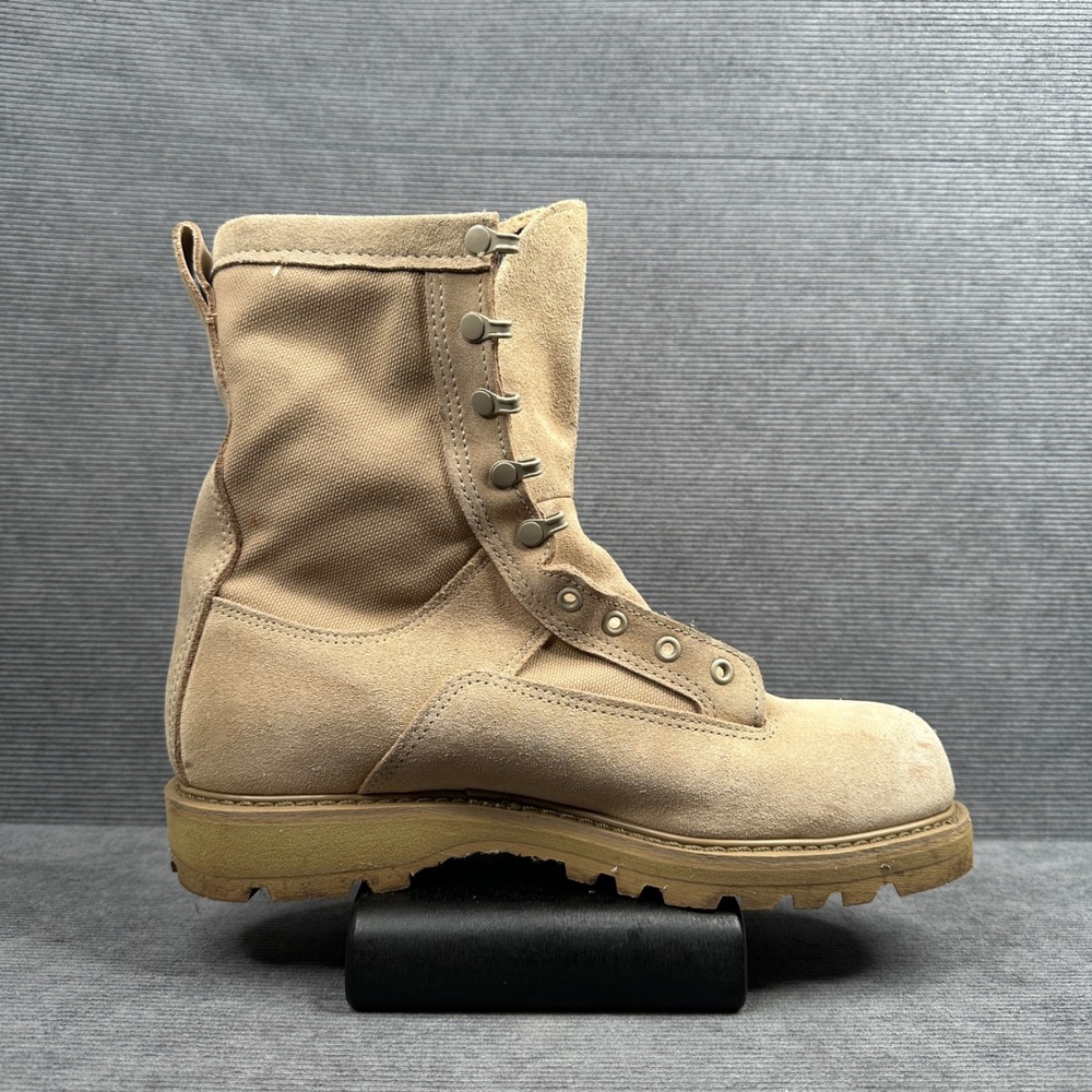 Bates E30500B Mens 11.5 R Tan Gore-Tex Waterproof Military Combat Boots Vibram